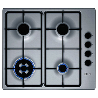 Neff T26BR56N0 Gas Hob, Stainless Steel